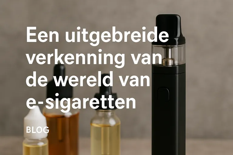 Een uitgebreide verkenning van de wereld van e-sigaretten